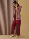Heritage Contrast Trim Knit Jacket