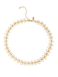 Matte Gold Clover Charm Necklace