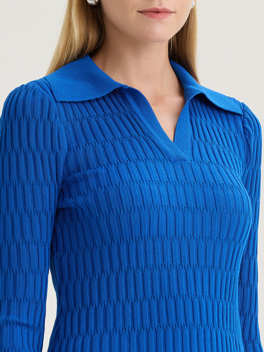 Raised Geometric Soft Knit Tunic