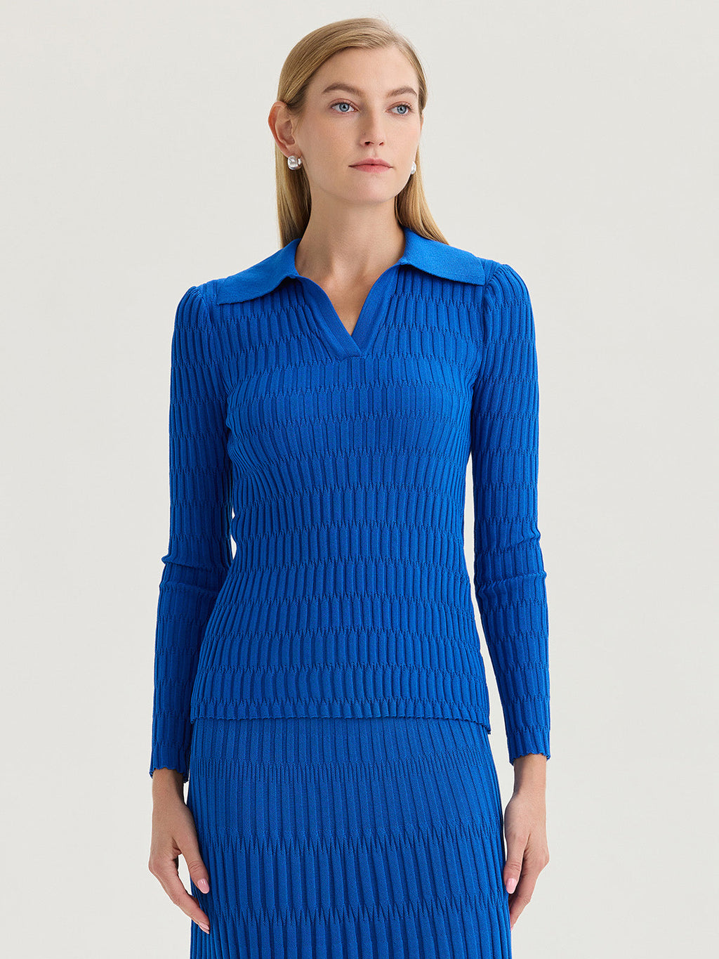 Raised Geometric Soft Knit Tunic