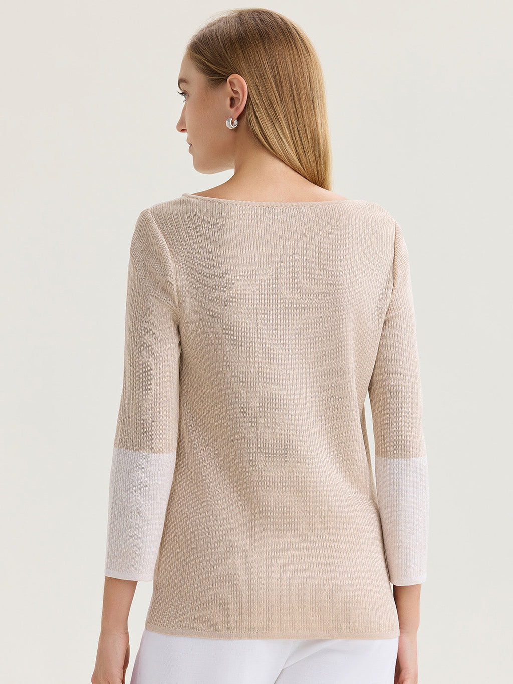 Pearlescence Colorblock Knit Tunic