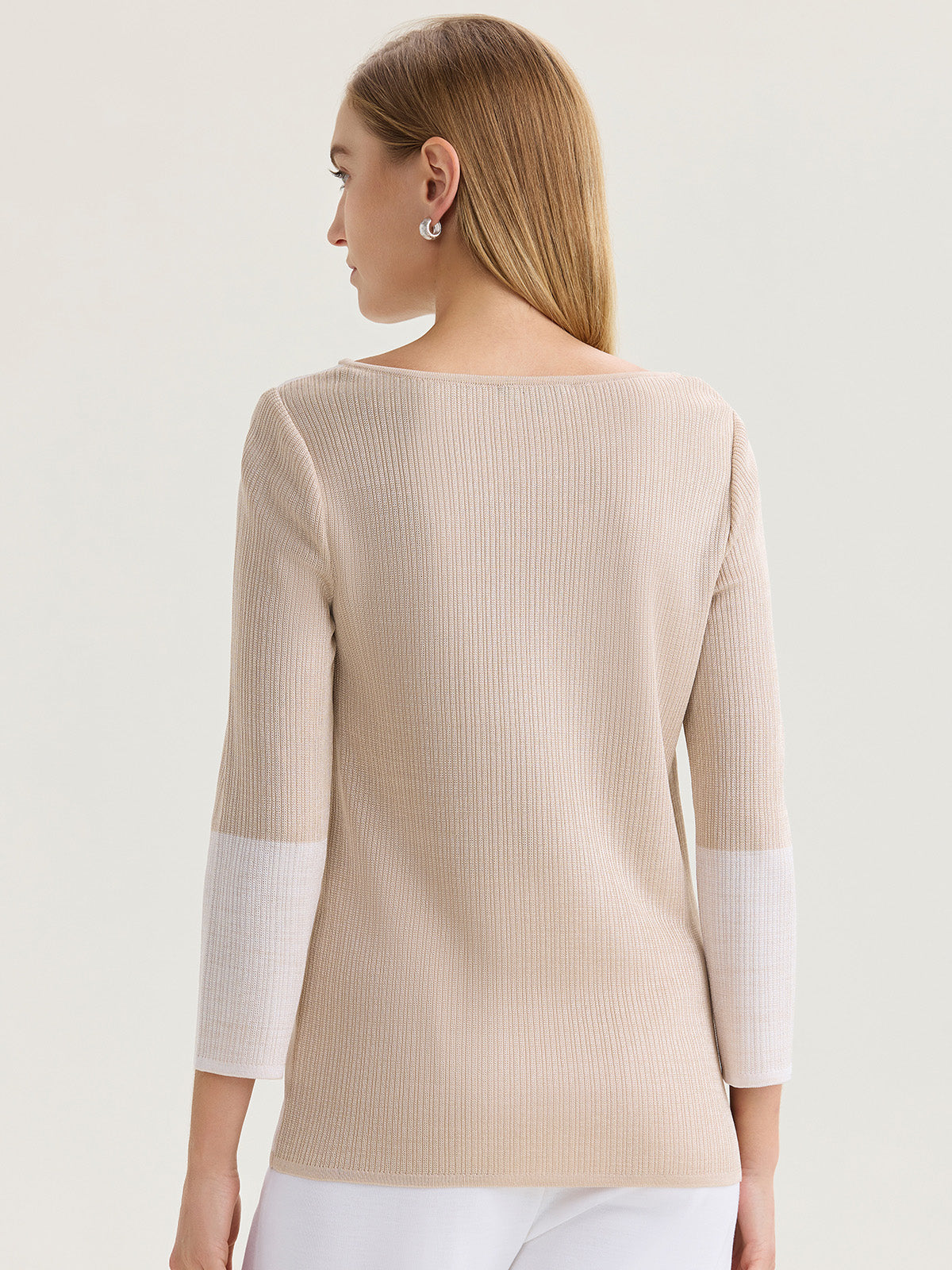 Pearlescence Colorblock Knit Tunic