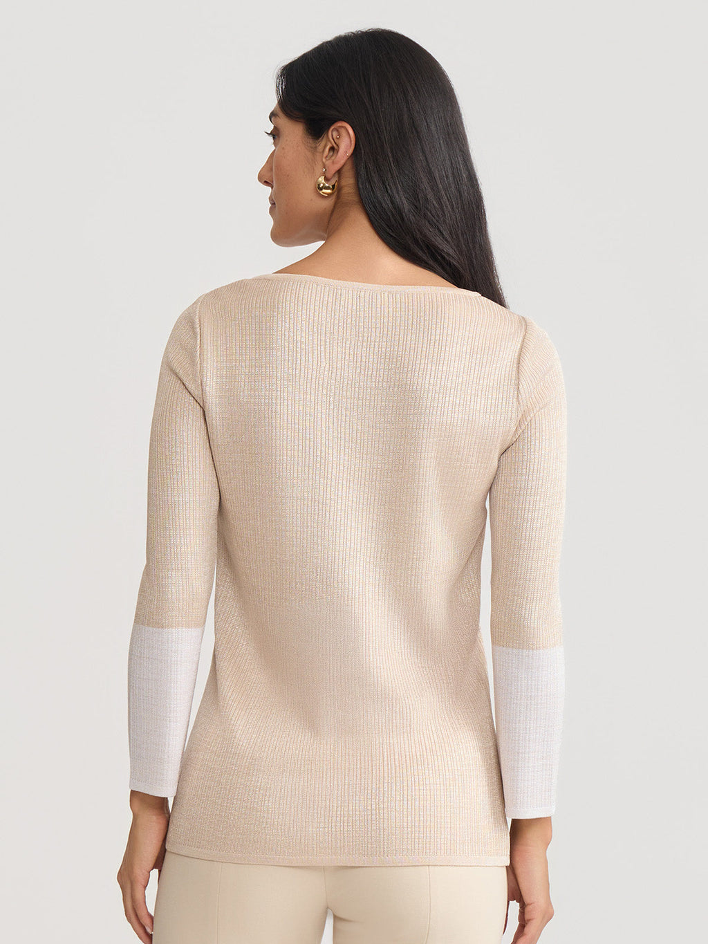 Pearlescence Colorblock Knit Tunic