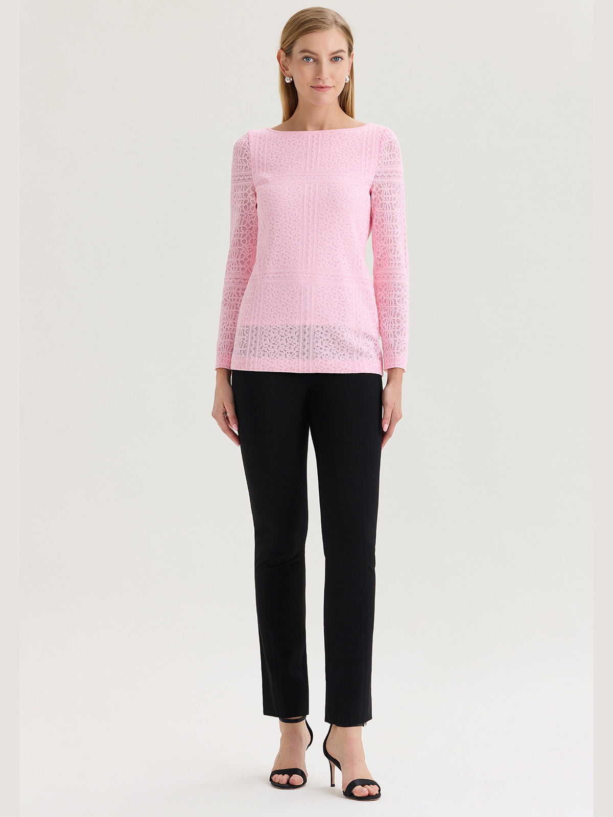 Lined Tonal Burnout Soft Knit Tunic