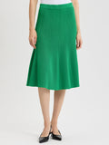 Flared Tonal Soft Knit Skirt