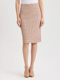 Ribbon Tweed Knit Straight Skirt