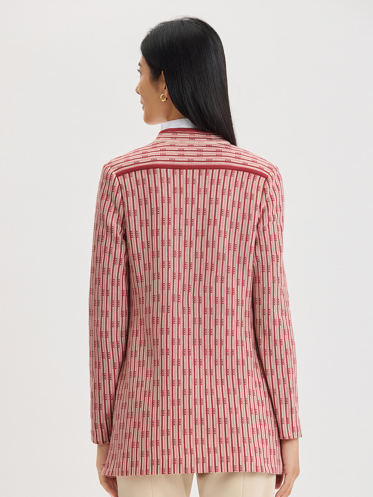 Heritage Contrast Trim Knit Jacket
