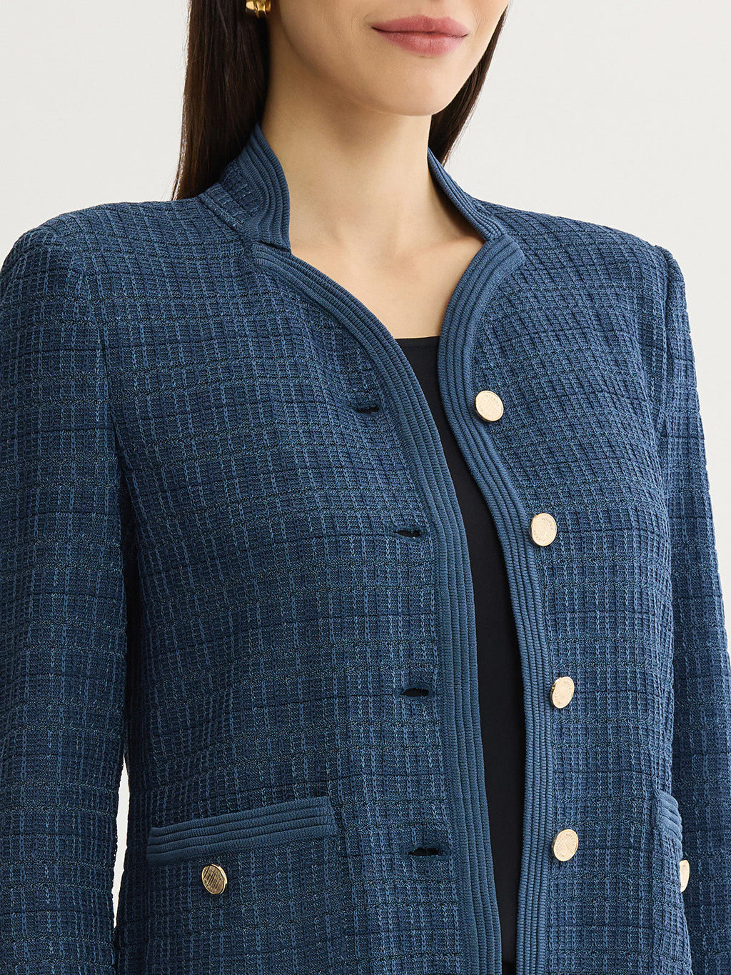Heritage Tonal Tweed Knit Jacket