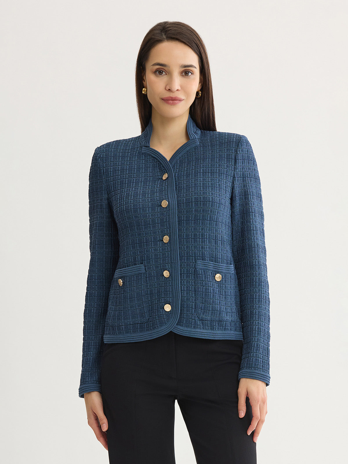 Heritage Tonal Tweed Knit Jacket