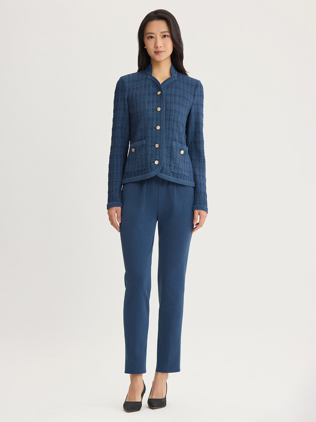Heritage Tonal Tweed Knit Jacket