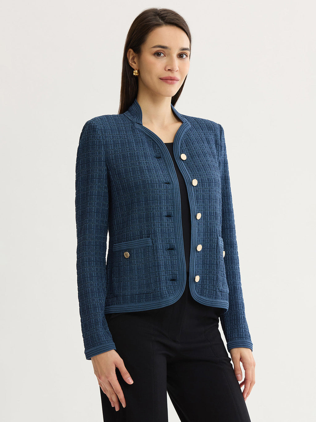 Heritage Tonal Tweed Knit Jacket