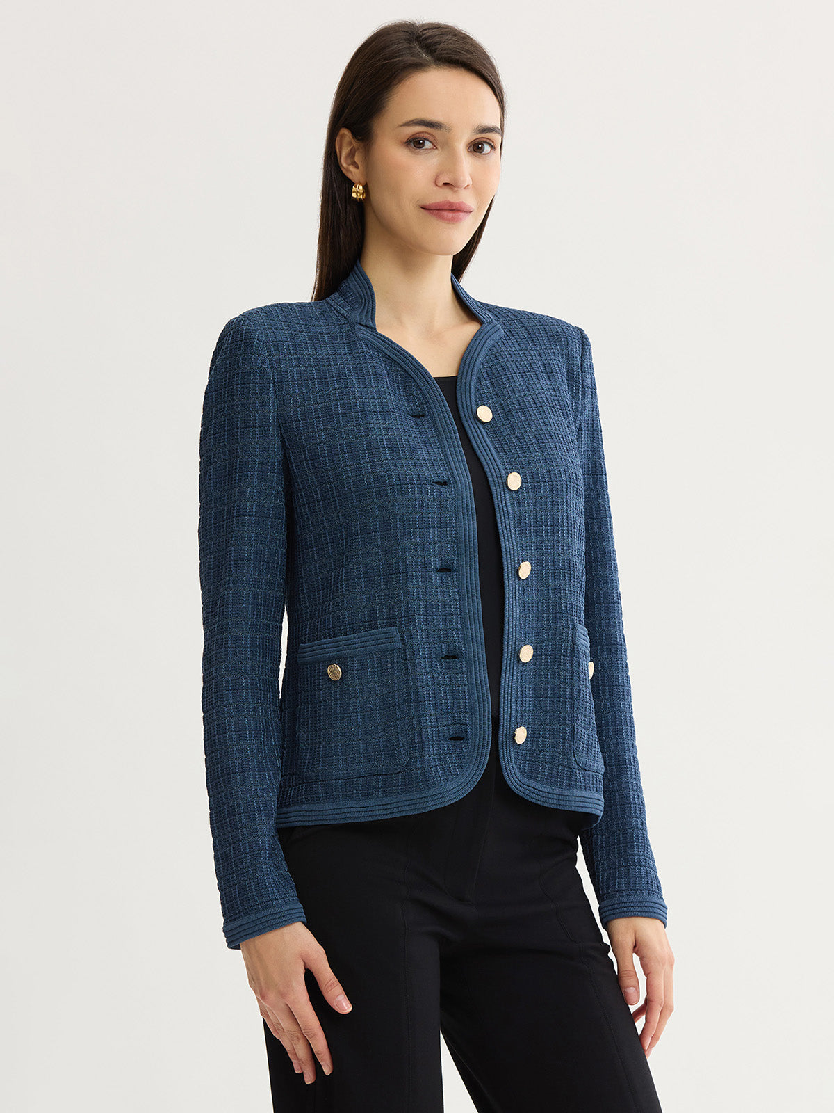 Heritage Tonal Tweed Knit Jacket