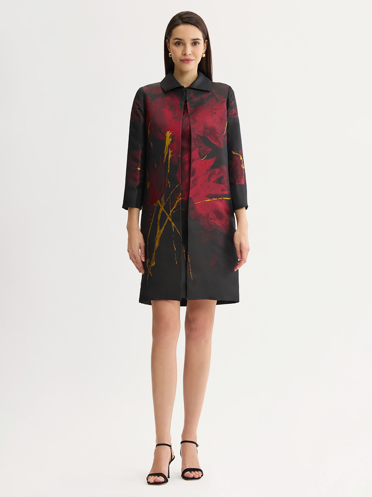 Heritage Floral Lurex Woven Jacquard Topper
