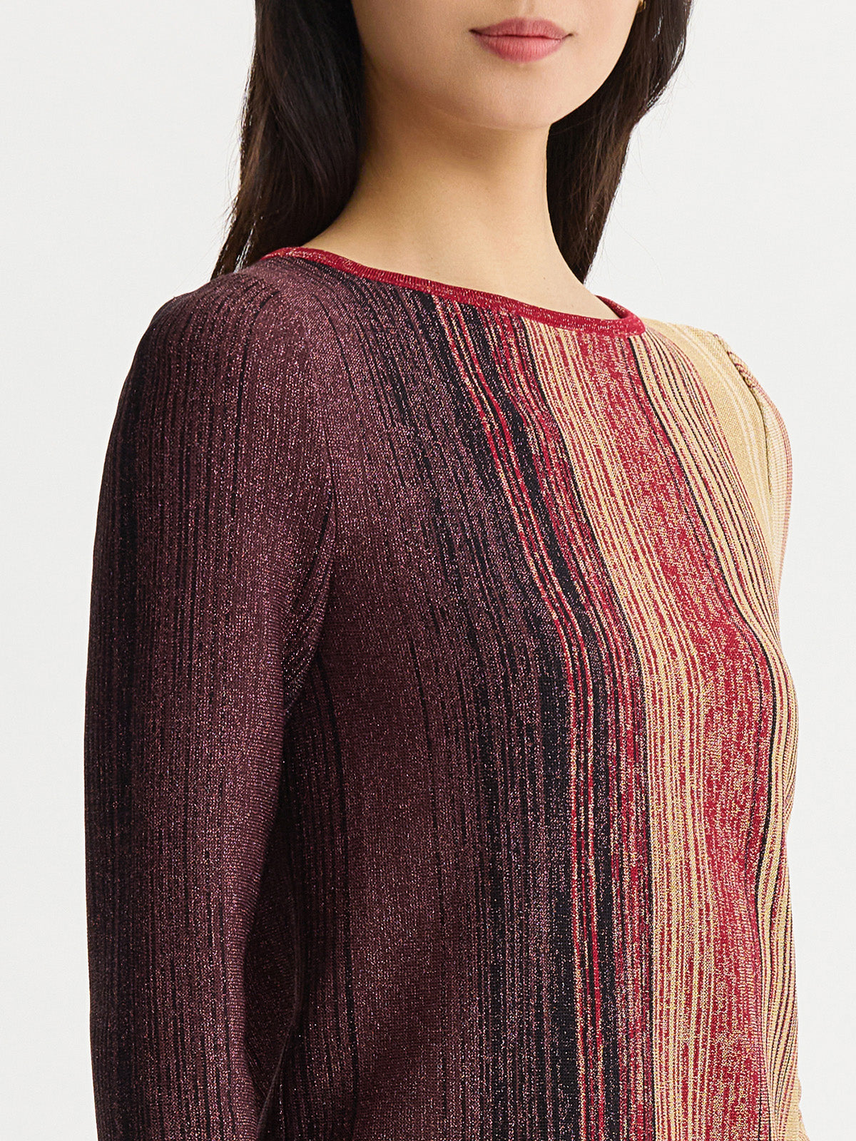 Shimmer Lurex Knit Tunic
