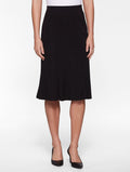 Gored Mylana Knit Skirt, Black - True Fit