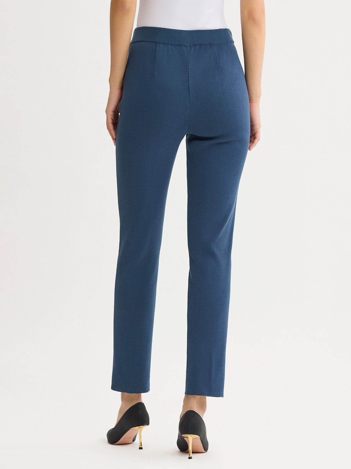 Nancy Slim Leg Mylana Knit Pant, Stardust