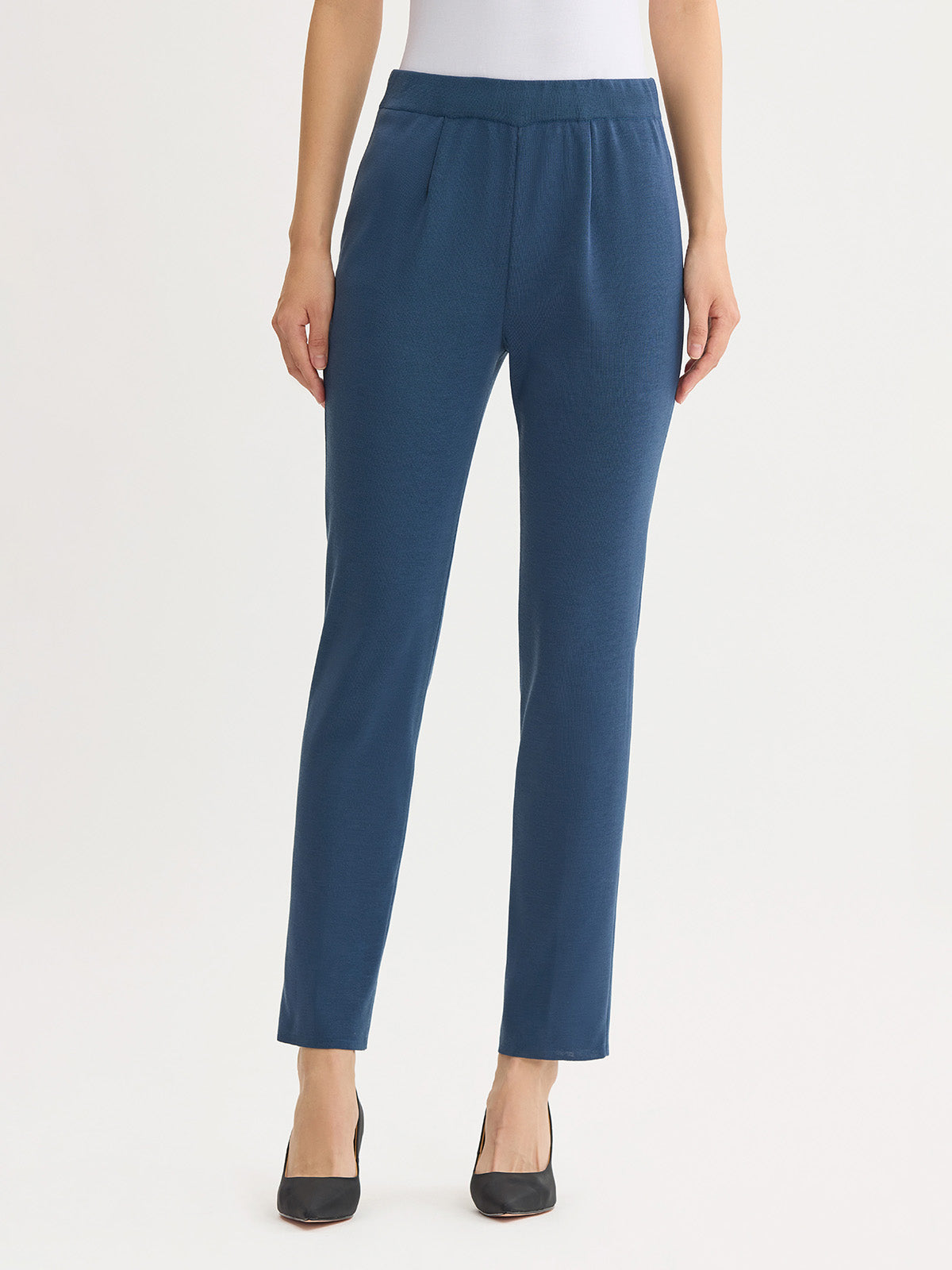 Nancy Slim Leg Mylana Knit Pant, Stardust