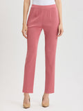 Nancy Slim Leg Mylana Knit Pant, Honey Suckle