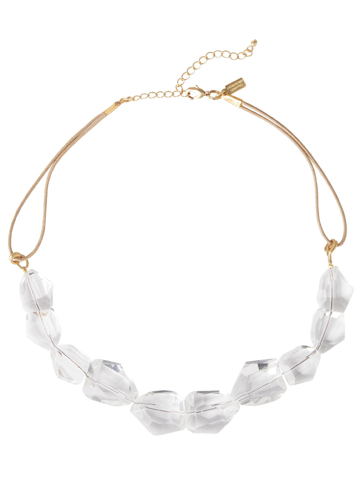 Handmade Crystal Nugget Mixed Back Necklace